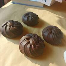 Juguete antiestrés con forma de rollo de flores realistas, súper suave y de rebote lento, con textura lisa y elástica. Aprieta y alivia el estrés, relajante y divertido. - Multicolor - Ver 2