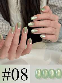 MISS SHAKA 10毫升春夏美甲冰透明晨曦花园系列粉蓝玻璃珠猫眼凝胶指甲油2026百搭美白四季流行闪光水晶美甲用品 - 彩色 - 查看 15