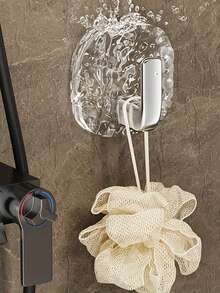 The Multifunctional Glacier Is Designed With Adhesive Hooks, Which Are Suitable For Bathrooms And Kitchens, Including Scraper Racks And Wall-Mounted Storage Options. - Multicolor - View 3