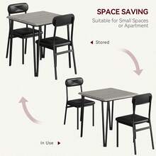 Dining Table & Chair Sets - Grey - View 3