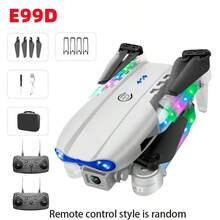 E99D, Remote Control Lighting, Drone, High-Definition Dual Camera, Aerial Photography, Quadcopter, Folding, Model Airplane - View 12