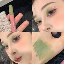Shimmer Glitter Liquid Eyeshadow Multi-Use Waterproof Highly Pigmented Matte Finish Long Wear Eye Makeup Easy Application Daily Essential Gift For Women - Multicolor - View 11