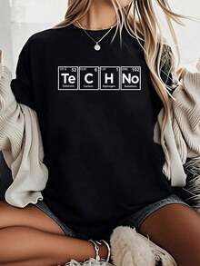 Camiseta 100% Algodón Unisex para Festival de Música EDM Techno, Ropa Electrónica con Diseño Gráfico Vintage, Conjuntos Casuales para Hombres y Mujeres, Ropa de Verano - Negro - Ver 1