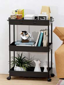 Rolling Cart With Wheels, Storage Craft Art Trolley Organizer Serving,Skinny Bathroom Storage Organizer Narrow Shelf Unit Thin Laundry, For Bedside,Office, Kitchen, Bthroom, Makeup, Craft, Laundry Narrow Places, Next To Fridge - Nhiều màu - Xem 10