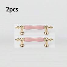 2pcs/1pc Cute Pink Ceramic Handle With Zinc Alloy Base - Retro Style, Suitable For Dresser Drawers, Cabinets, Antique Cabinets - Great For Home Decor - View 15