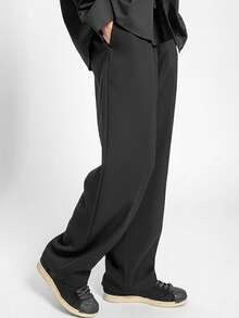 男士 Old Money 夏季度假裤 - 黑色 - 查看 1