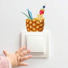 BRUP 1/3/4张/套 夏季假期浴室墙贴，卡通房车、棕榈树、海浪、冲浪板和星星图案，适用于浴缸、淋浴墙或儿童房，可移除即撕即贴，充满奇思妙想的冒险主题艺术 - 彩色 - 查看 11