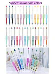 10pcs New Hot Selling DIY Jewelry UV Electroplated Sugar Handmade Stickers Sparkling Rhinestone Beaded Silicone Bead Focus Bead Craft Tools Stationery Decor - Multicolor - View 9
