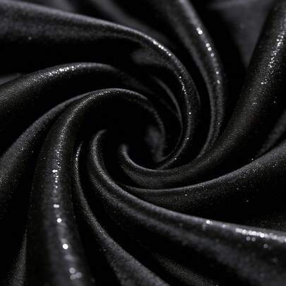1pc Tree Bark Texture Crinkle Chiffon Fabric, Textured Pleated Sheer Fabric, Lightweight Breathable Design For Spring/Summer Dresses