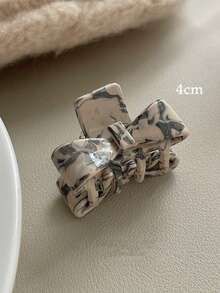 Acetate Bow Claw Clip Half-Up Hair Claw Women's Back Of Head Hair Clip Small Hairpin High-End Headwea - Multicolor - View 17