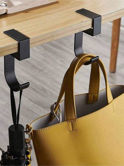 1 cái móc treo balo học sinh, móc treo bàn di động, móc treo tiện dụng trên mặt bàn, thích hợp cho mùa tựu trường.