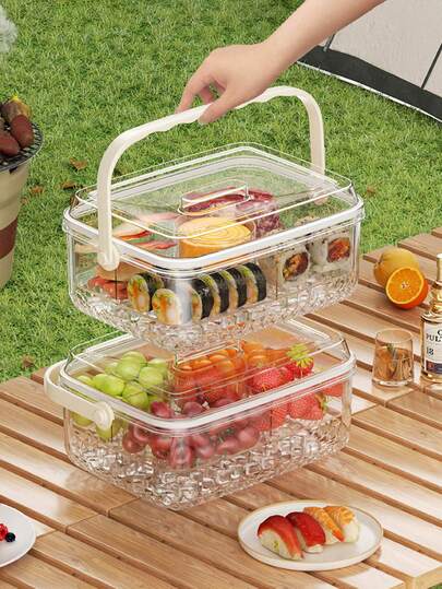 1 hộp đựng thức ăn giữ nhiệt di động, hộp đựng salad/cơm trưa dung tích lớn kèm túi đá, thích hợp cho cắm trại mùa hè, dã ngoại ngoài trời, quán cà phê, nhà, nhà hàng, tiệc tùng, văn phòng, Ngày của Cha, Ngày của Mẹ, quà tặng cho bạn bè, người yêu, gia đình, giáo viên, đồng nghiệp, Halloween, Giáng sinh.