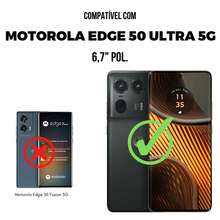 Película para  Moto Edge 50 Ultra 5G - Traseira de Fibra de Carbono - Gshield - Transparente - Visão 2
