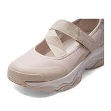 Skechers Giày thể thao nữ MOONHIKER kiểu Mary Jane, nhẹ, thoải mái, cổ thấp, phù hợp đi lại hàng ngày 177602-NAT - Màu sắc tự nhiên - Xem 7