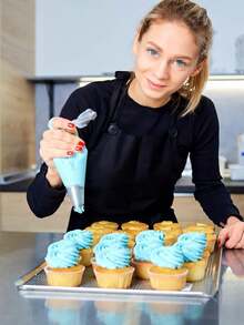 6个/9个/12个装特大号蛋糕裱花嘴，适用于烘焙工具 - 查看 6