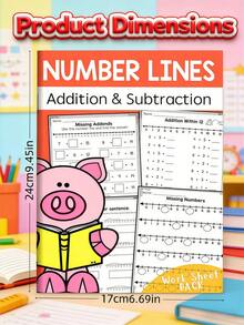 10/20 Addition And Subtraction Math Practice Workbook, Daily Calculation Exercises - Multicolor - View 3