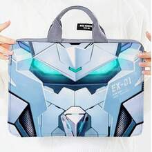 1个赛博朋克风格笔记本电脑包，印花笔记本电脑内胆包，时尚便携手提包 - 彩色 - 查看 20