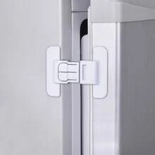 1/2/4pcs Automatic Lock For Home Use - Fridge Door, Drawer, Water Dispenser, No Drilling Installation, Pet Proof, Christmas Holiday Gift - Multicolor - View 5