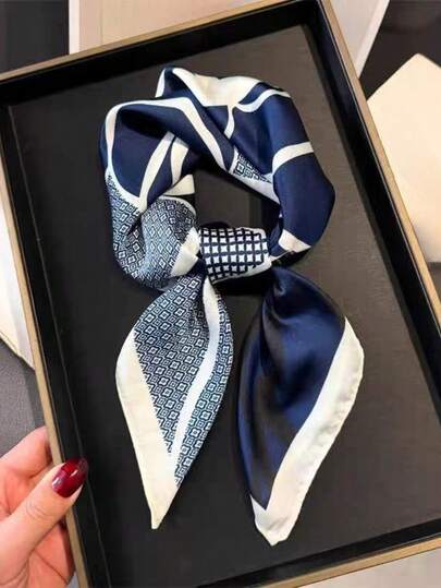 1 chiếc khăn bandana vuông in hoa 70cm, băng đô/khăn quàng cổ đa năng cho nam giới, phụ kiện, khăn che nắng đi biển.