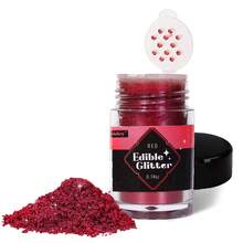 Ruby Red Edible Glitter For Cocktails Drinks Glimmer Powder Luster Dust For Food Metallic Coloring Fondant Cake Decorating Baking Chocolate Cookies - Multicolor - View 4