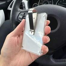 Magnetische Sonnenblenden-Fotoclips - passend für Fotos in Geldbörsenformat, ideal als Auto-Dekoration und Valentinstags-Geschenk. Autoaccessoires, Autodekoration. - A - Übersicht 8