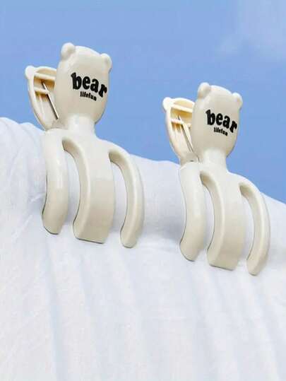 大号防风夹，方便您将毛巾、衣物和毯子晾在衣架上。结实耐用，不留痕迹，是晾晒衣物的理想之选。挂钩设计，无缝大号防滑晾衣夹，多功能家用衣物被褥固定夹。