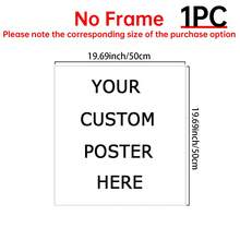 1pc Personalized Canvas Printing, User-Defined Canvas Printing, Converting Your Pictures Into Canvas Form, Canvas Art Creation, Photography Printing, Love, Wedding, Closing Ceremony, Family Art Works,Custom Poster, Room Decor, Customized Wall Art, Pictures Custom Photo, Customizable Things, Optional Frame, Bathroom Decor, Kitchen Decor, Living Room Decor, Bedroom Decor, Office Decor, - Multicolor - View 26