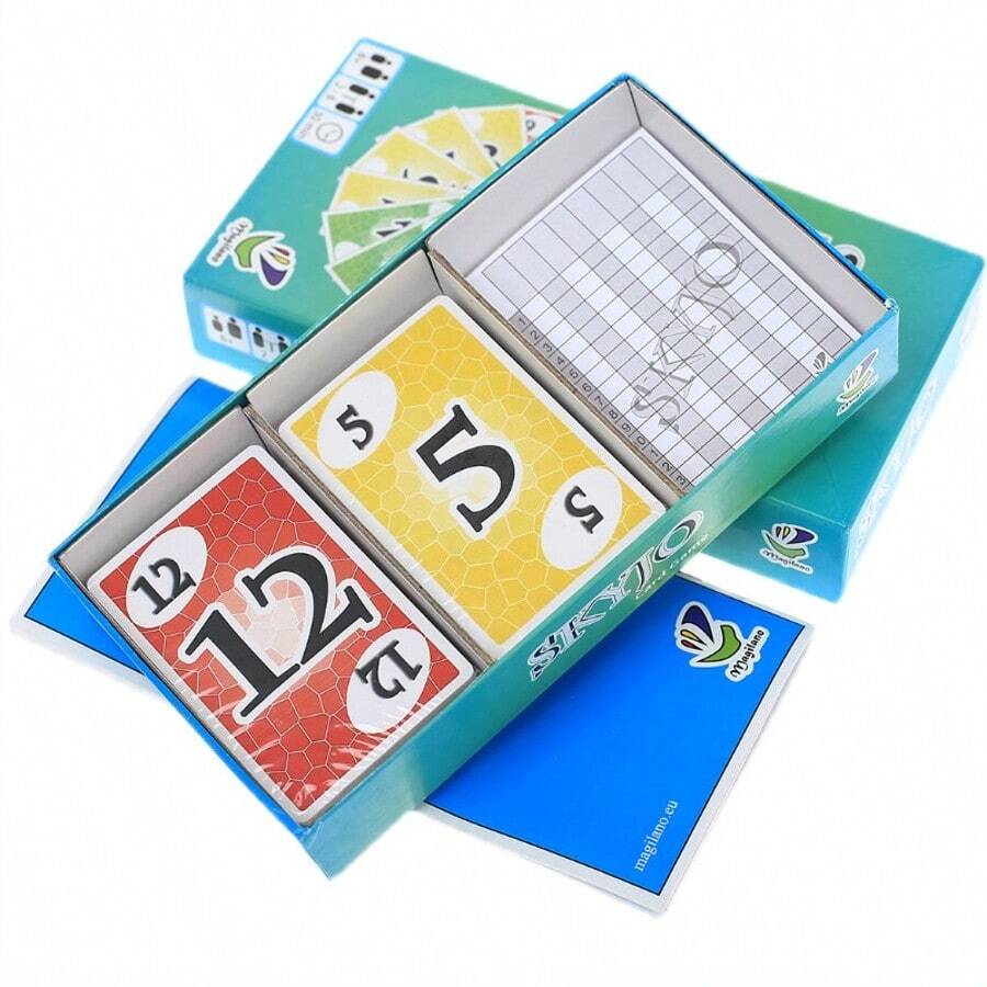 Trò chơi thẻ bài SKYJO ACTION - Trò chơi tương tác tốc độ cao dành cho gia đình, phiên bản cải tiến thú vị của trò chơi kinh điển, thời gian chơi 30 phút, bao gồm 150 thẻ bài và hướng dẫn đa ngôn ngữ, rất phù hợp cho các bữa tiệc giải trí. - Nhiều màu - Xem 1