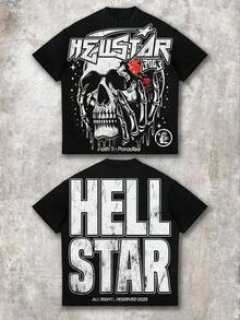 Godspeed Manifested Dreams Burning Liberty Distressed Oversized Graphic Tee Men's Short Sleeve Pure Cotton T-Shirt Loose Fit, Y2K Streetwear Vintage Casual World Wide Apocalyptic Aesthetic Baggy 100% Cotton Pullover Gift,Mens Clothes,Graphic Tee,Summer Clothes,Summer Tops,Easter Outfits,Spring Clothes ,Shirts - 黑色 - 查看 10