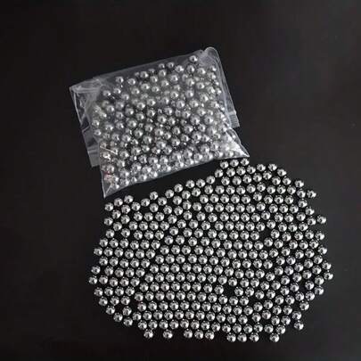 Easytoday 6毫米/0.24英寸 500/1000/2000颗 弹弓狩猎射箭用高碳钢球 精密抛光淬火