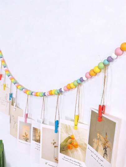 Đồ trang trí treo ảnh bằng hạt gỗ hình bánh Macaron, thích hợp cho phòng ngủ bé trai, bé gái, văn phòng, nhà cửa, trường mẫu giáo, lò sưởi, cửa sổ, quà tặng lễ Phục sinh.