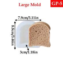 1 Khuôn nến silicon hình bánh/thực tế dùng để làm nến thủ công DIY, sáp tan chảy, xà phòng, thạch cao, đồ trang trí thủ công bằng nhựa, trang trí nhà cửa - trắng - Xem 13
