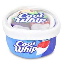 iscream - Juego de almohadas Kraft Cool Whip de 7 x 7 pulgadas con mini almohadas de frutas sumergidas - Paquete Cool Whip - Ver 2