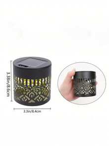 太阳能曼陀罗镂空投影格栅灯 | 户外LED壁灯，适用于花园、庭院、楼梯、天窗照明，也可用于花园、庭院、前门装饰，是圣诞节、斋月、情人节派对装饰的理想之选，也是馈赠佳品。 - 彩色 - 查看 12