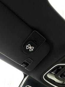 1pc Car Visor Storage Pouch Multifunctional Fashion Glasses Holder, Compact Space-Saving Car Visor Accessory, Multi-Color Options, Large Capacity Dual Slot Glasses Clip, Card Storage Pouch, Highly Practical, Easy Access, Doesn't Block View, Strong Magnetic Adsorption, Auto-Closing Car Interior Accessory - A - View 14