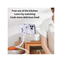 1pc Multi-Angle Adjustable Universal Phone Holder - Sturdy & Flexible Gooseneck Design - Suitable For Slouchy Daily Use, Bedside, Desk Etc. - Fits All Smartphone Devices - Multicolor - View 5