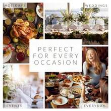 Home Fashions Caiden Elegance - Mantel de Tela de Damasco Impermeable Resistente a Las Manchas y Las Arrugas 132 x 177 cm Rectangular/Plateado - Pago - Ver 6