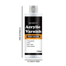 Premium Acrylic Gloss Varnish, 60/120/250ml - Clear, Non-Yellowing & Crack-Resistant Finish For Paintings, Oil Art & Drawings,Cratch-Resistant, Jewelry Making Sealant - A - View 9