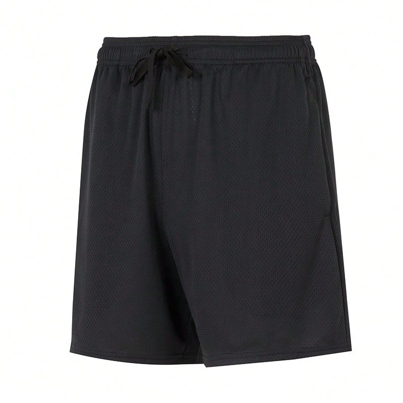 Under Armour Tech 6in Mesh Shorts, Soft Woven Fabric, Men's Daily Training - Black - View 1
