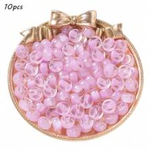 圆形树脂仿玉直孔算盘珠光环染色码头桶珠散珠扁珠DIY珠子材料配件 - 彩色 - 查看 17