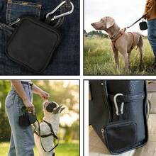 1 pieza Bolsa con cremallera para premios de entrenamiento de perros - Bolsa portátil a prueba de derrames para aperitivos de mascotas con cremallera - Para propietarios de perros, entrenadores - Multicolor - Ver 4