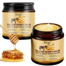 Honey Butter Skin Cream - Organic Grass-Fed Whipped Beef Tallow And Honey Balm - Deeply Moisturizing For Face & Body - Natural Skin Care For Soft, Supple Skin - Kem dưỡng da mặt mật ong - Xem 10