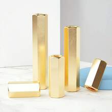 100pcs M3 Brass Hex Standoff, Threaded Through Hole, Brass Hex Nut Spacer, Isolation Support Column - A - View 3
