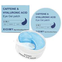 Xioimy 60片装咖啡因蓝色眼膜，滋养、柔滑、提亮、紧致眼周肌肤，注入活力和胶原蛋白，深层保湿，适合所有肤质。 - 藍色 - 查看 11