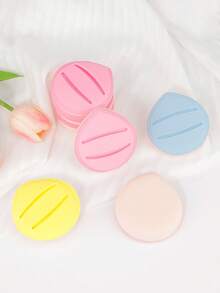 1/2/3/5/10 Pieces Of Macaroon Cotton Candy Cosmetic Sponge, Super Soft And Thick Air Cushion Dry And Wet Powder Puff, Suitable For Liquid Foundation, BB Cream And Loose Powder. - Multicolor - View 9