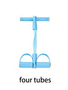 Yoga Pedal Puller Resistance Band With Handles Elastic Pull Rope Multi-Function Tension Rope Band Suitable For Home Exercise Yoga Enthusiasts For Multiple Body Parts Improve Body Flexibility For Abdomen Waist Arm Leg Stretching Slimming Training Yoga Accessories - Multicolor - View 13