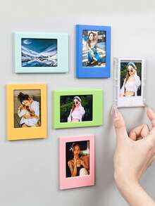 1 khung ảnh từ tính acrylic gắn tường, khung ảnh nam châm dán tủ lạnh. - nhiều màu - Xem 1