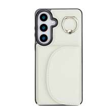 PU 人造皮革手機殼，相容 Galaxy A17 A56 A36 A26 A16 A55 A35 A15 A54 A14 A73 A53 A13 A72 A52 A71 A51 4G 5G，附環形支架，RFID 防盜錢包手機殼，相容 Galaxy S26 S25 Edge S24 S23 S22 S21 FE Plus Ultra，附支架卡槽保護殼 - 白色 - 查看 13