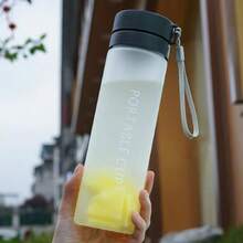 Bộ 2 cốc nước nhựa mờ, dung tích lớn 600ml, bình nước di động tối giản. - Nhiều màu - Xem 4