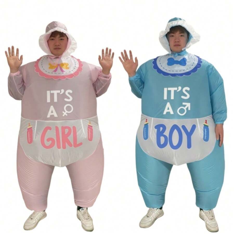 Party Dress-Up, Funny Inflatable Party Props, Doll-Like Costumes, And Inflatable Costumes That Can Walk Upright - Multicolor - View 1